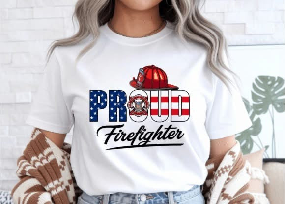 Proud Firefighter T-shirt
