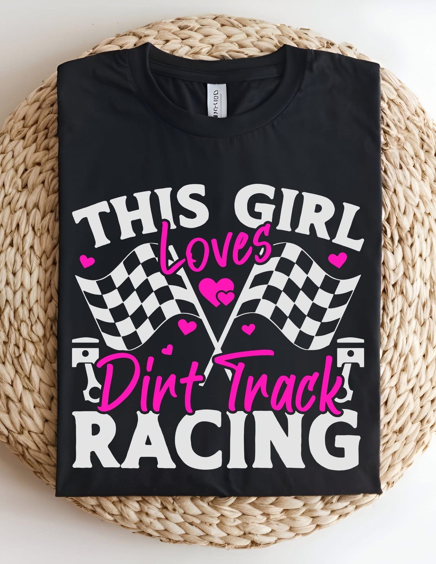 This Girl Loves Dirt Track Racing T-shirt