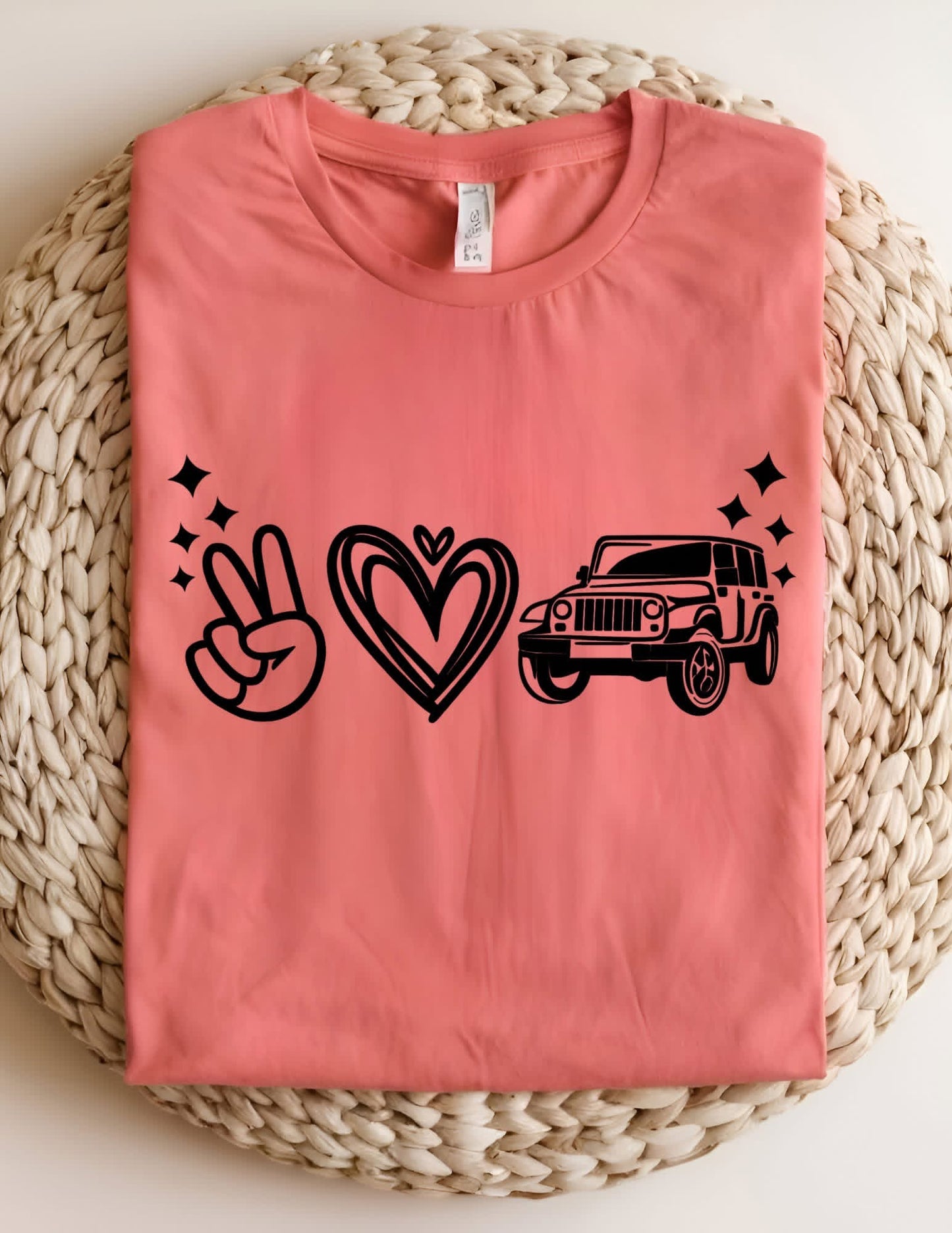 Peace Love Jeep T-shirt