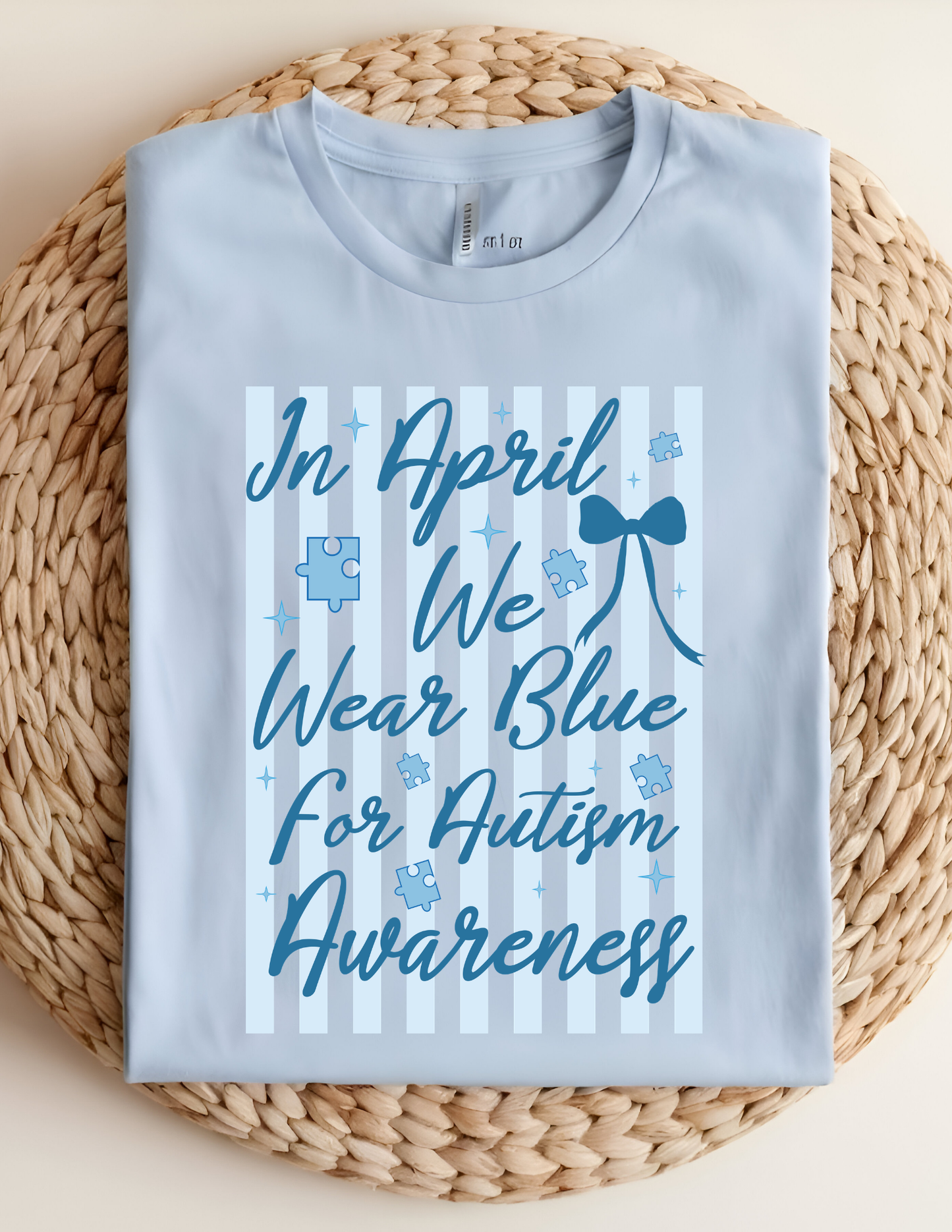 Autism Awareness “In April We Wear Blue” Tee 💙