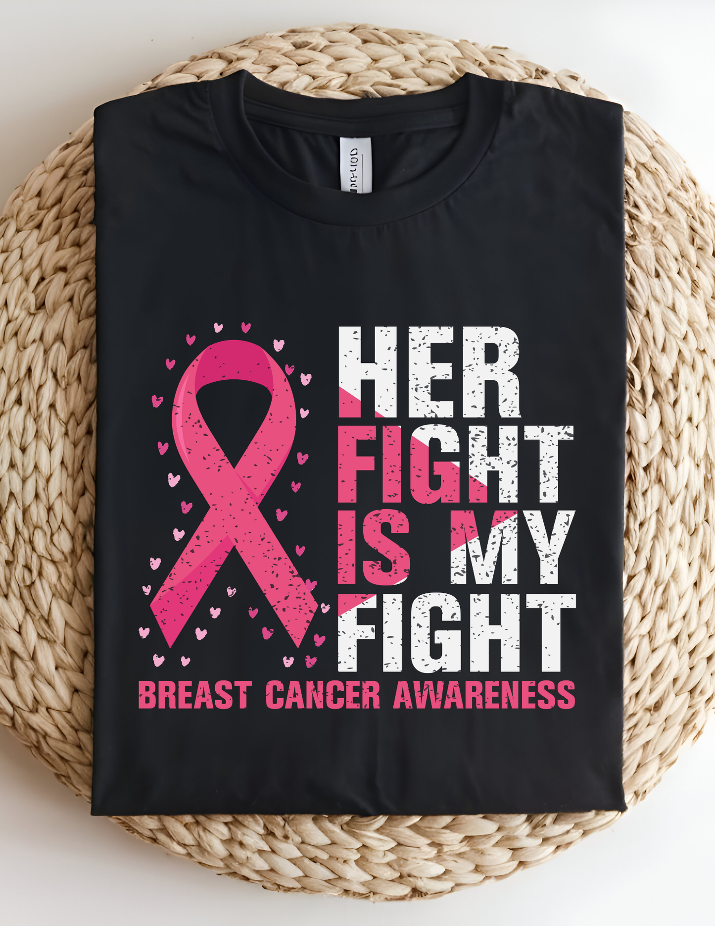 “Her Fight Is My Fight” Breast Cancer Awareness Tee 💖🎗️