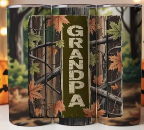 Grandpa Camo 20oz Tumbler