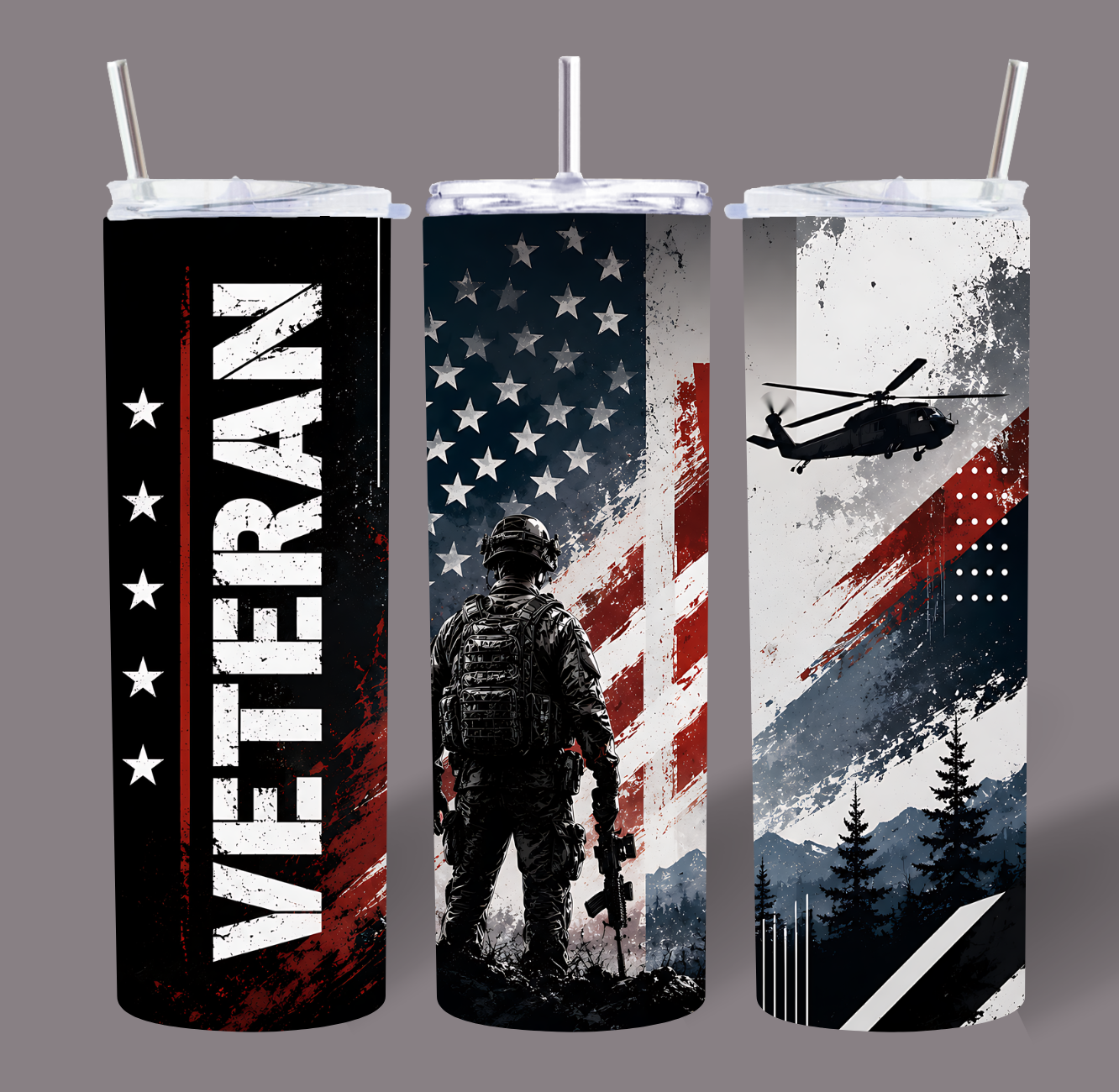 Veteran Strong 20oz Stainless Steel Tumbler