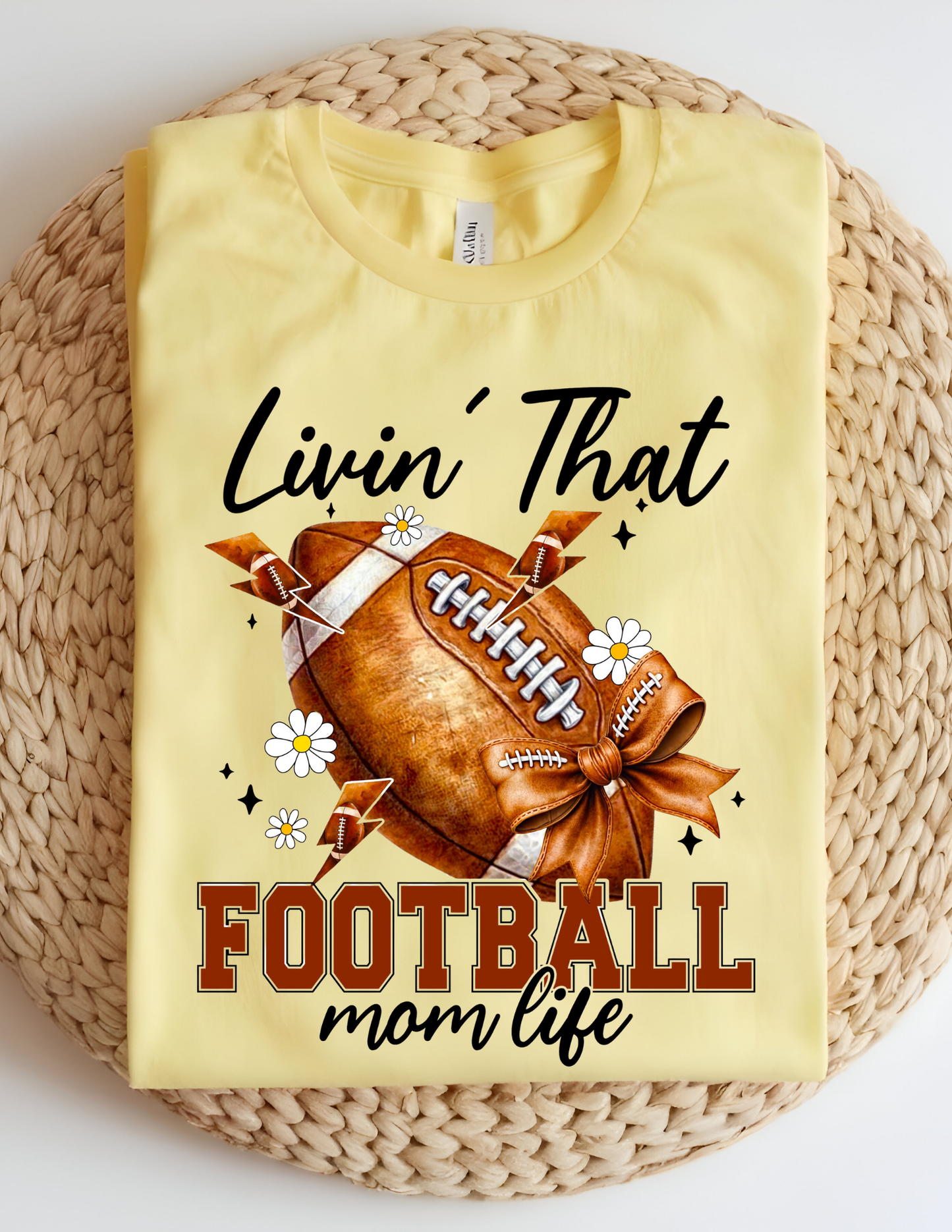 Livin’ That Football Mom Life Graphic Tee