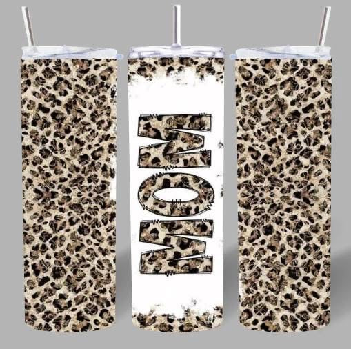 Mom (leopard) Tumbler