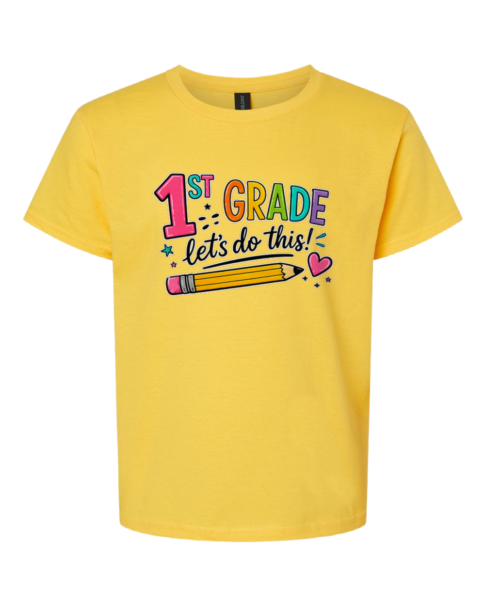 1st Grade Let's Do This! Youth Back-to-School T-Shirt
