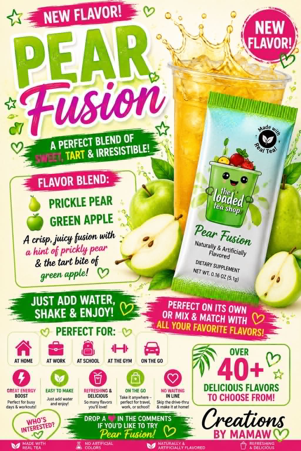 Loaded Tea Packets