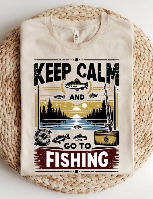Keep Calm Go Fishing T-shirt