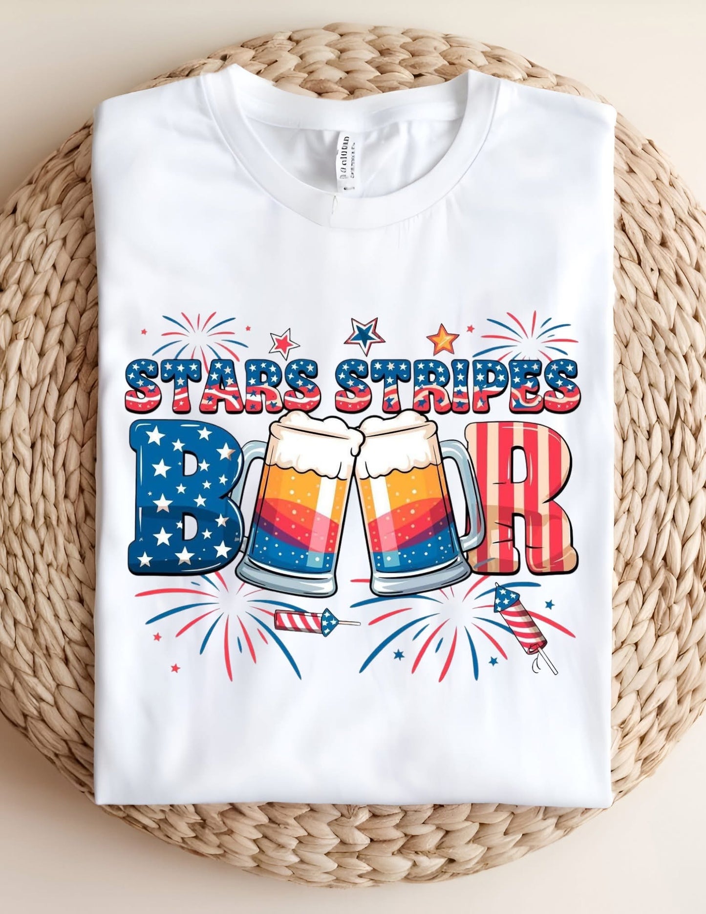 Stars Stripes Beer T-shirt