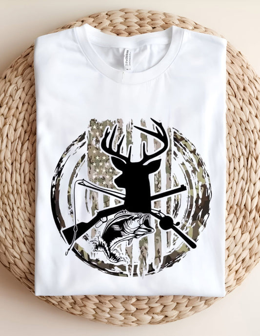 Whitetail Deer Graphic T-shirt