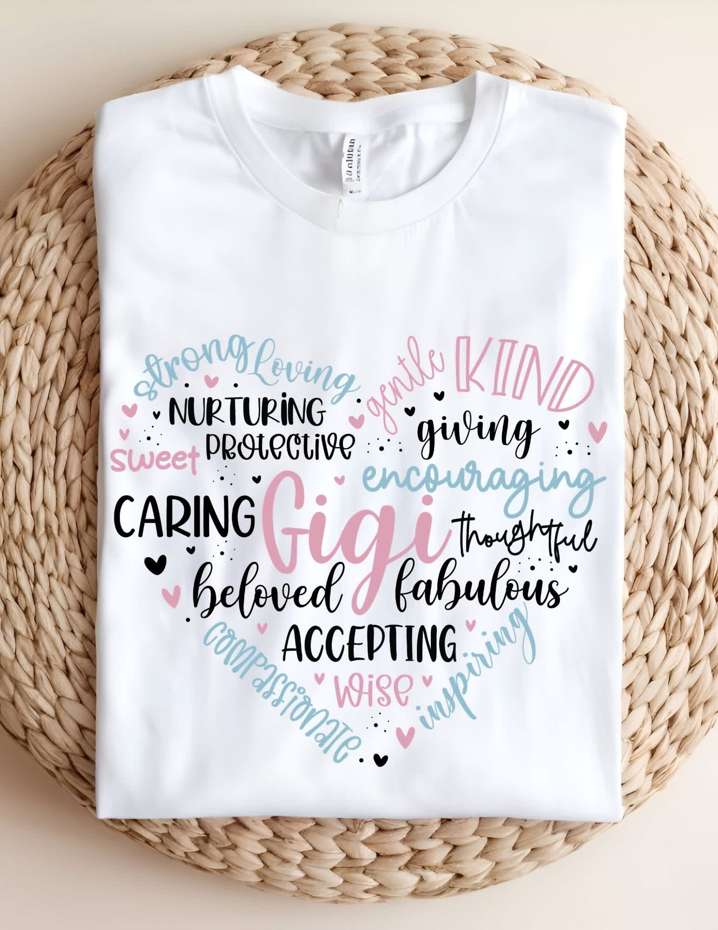 Gigi Script Design T-shirt