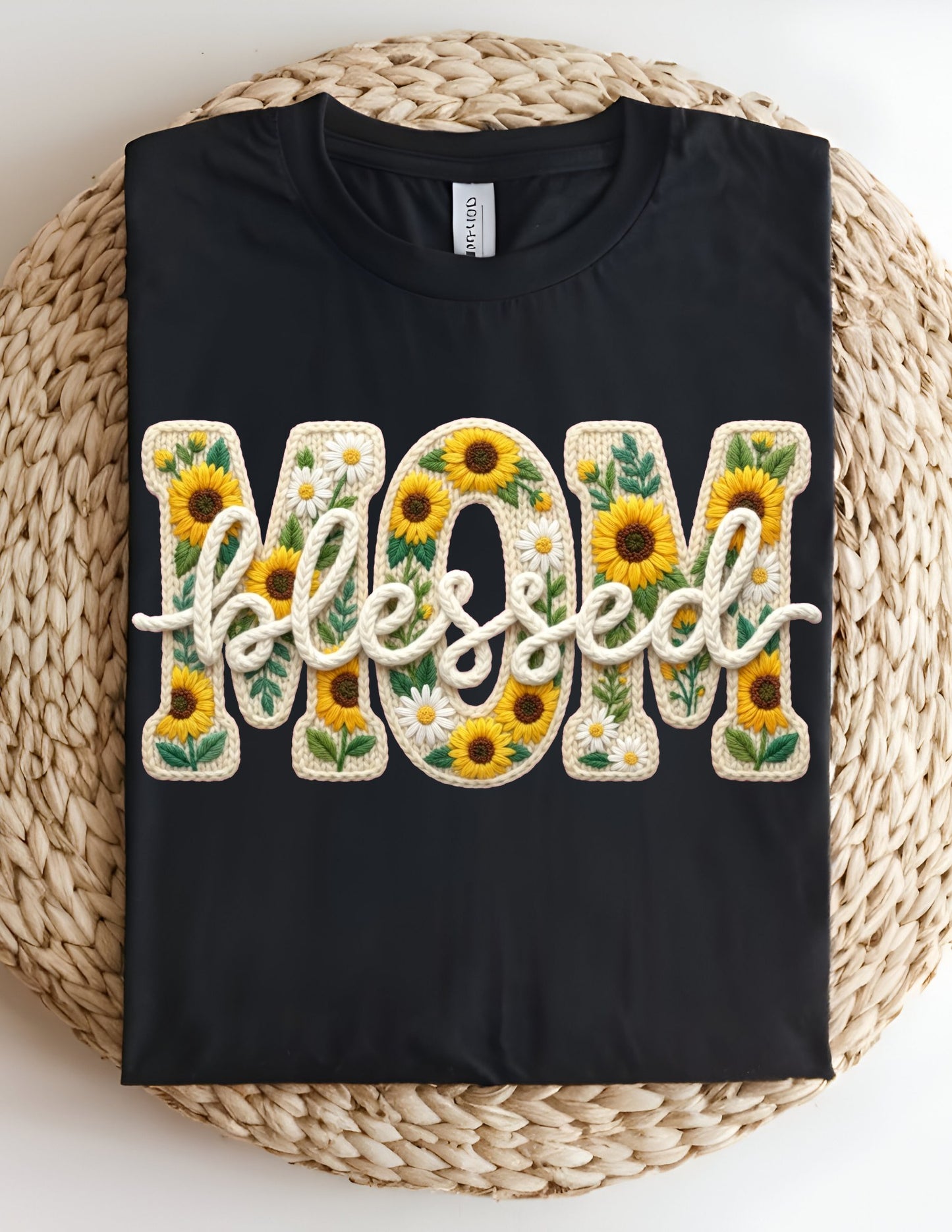 Sunflower “Mom Blessed” Tee 🌻💛