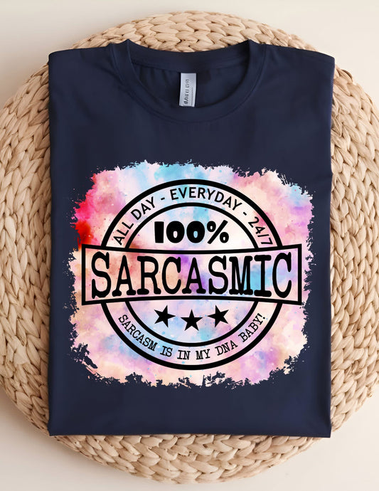 100% Sarcasmic Tshirt