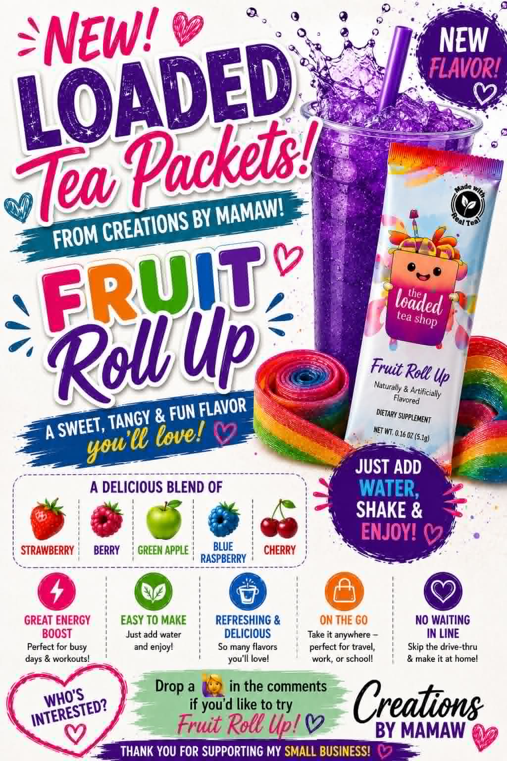 Loaded Tea Packets