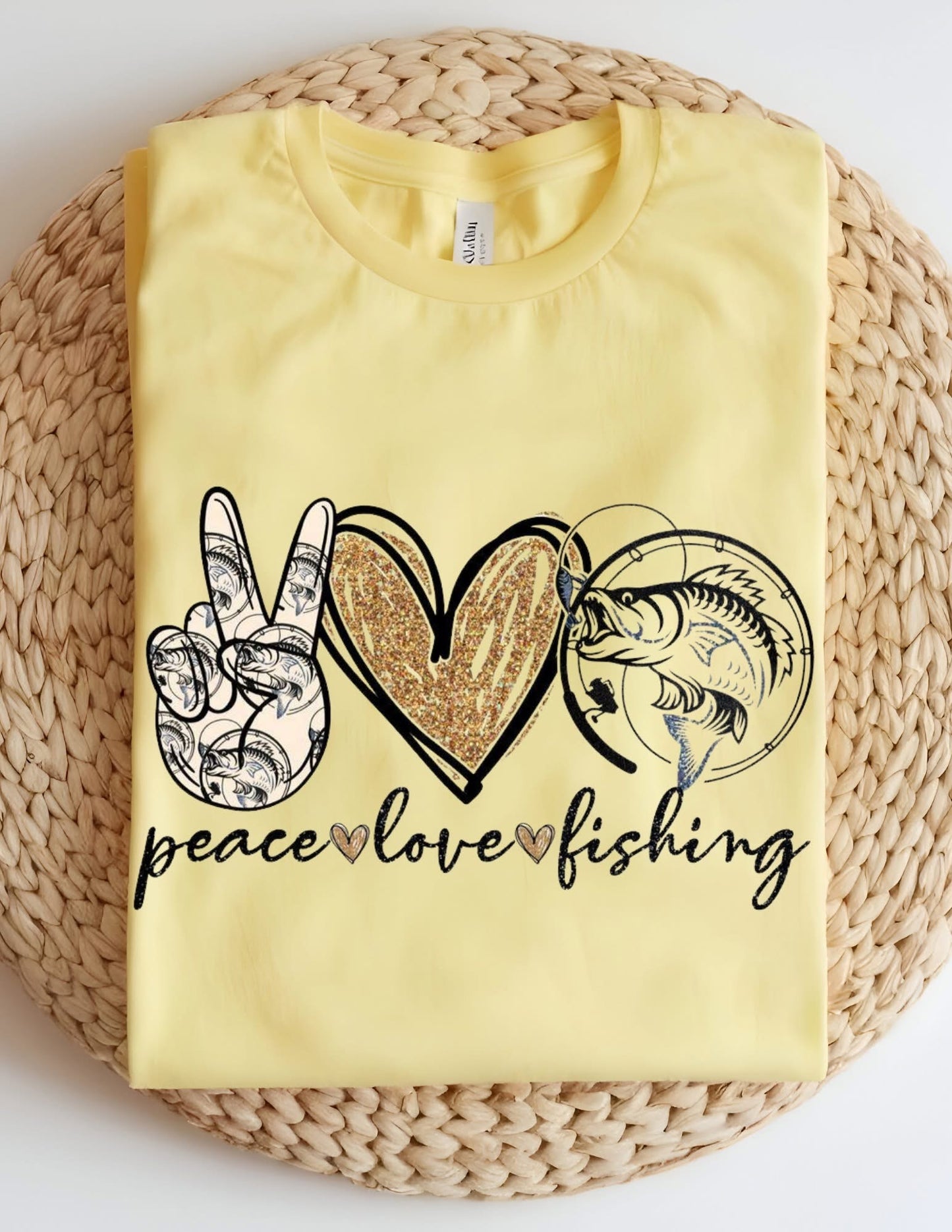 Peace Love Fishing T-shirt