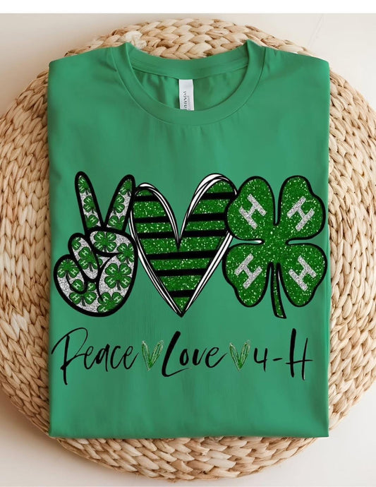 Peace Love 4H T-Shirt