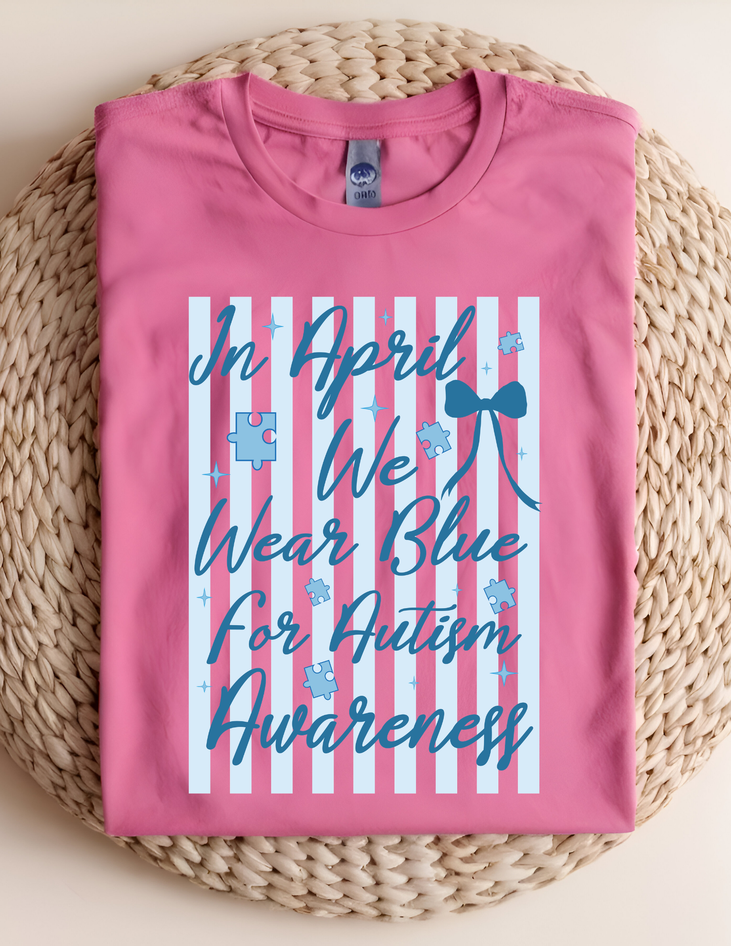 Autism Awareness “In April We Wear Blue” Tee 💙