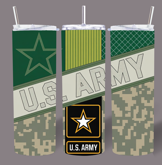 U.S. Army Pride 20oz Stainless Steel Tumbler