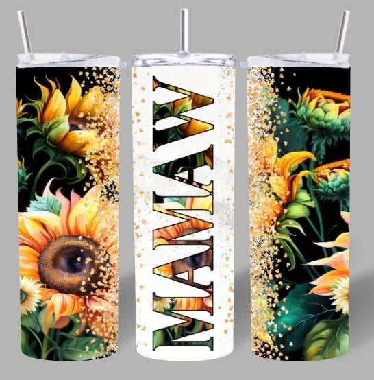 Mamaw Sunflower 20oz Tumbler