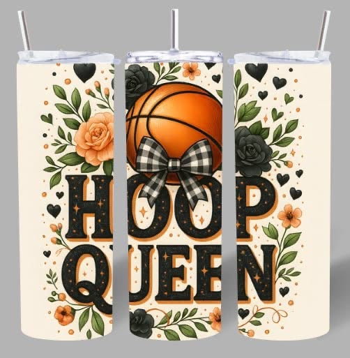 Hoop Queen Tumbler 🏀