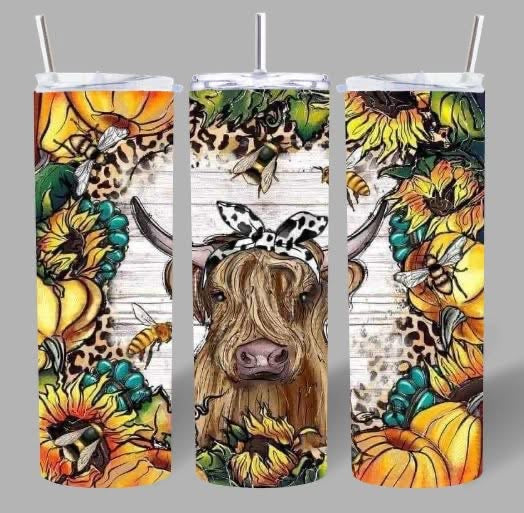 Highland Cow Tumbler