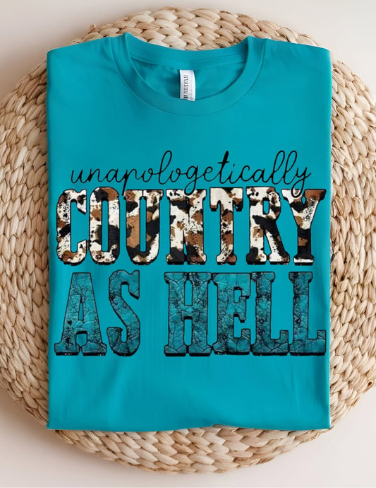 Country As Hell T-shirt