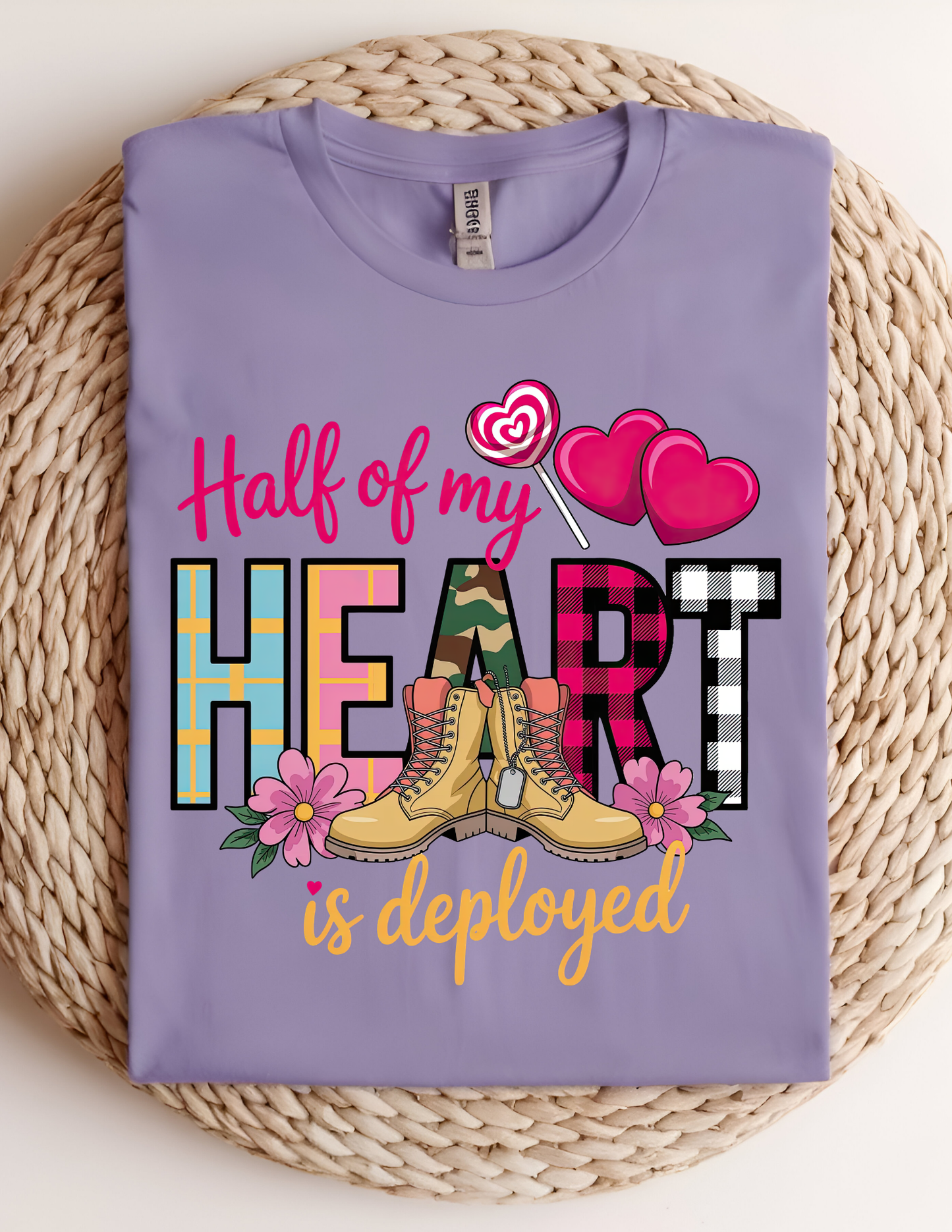 Half Of My Heart Is Deployed Tshirt