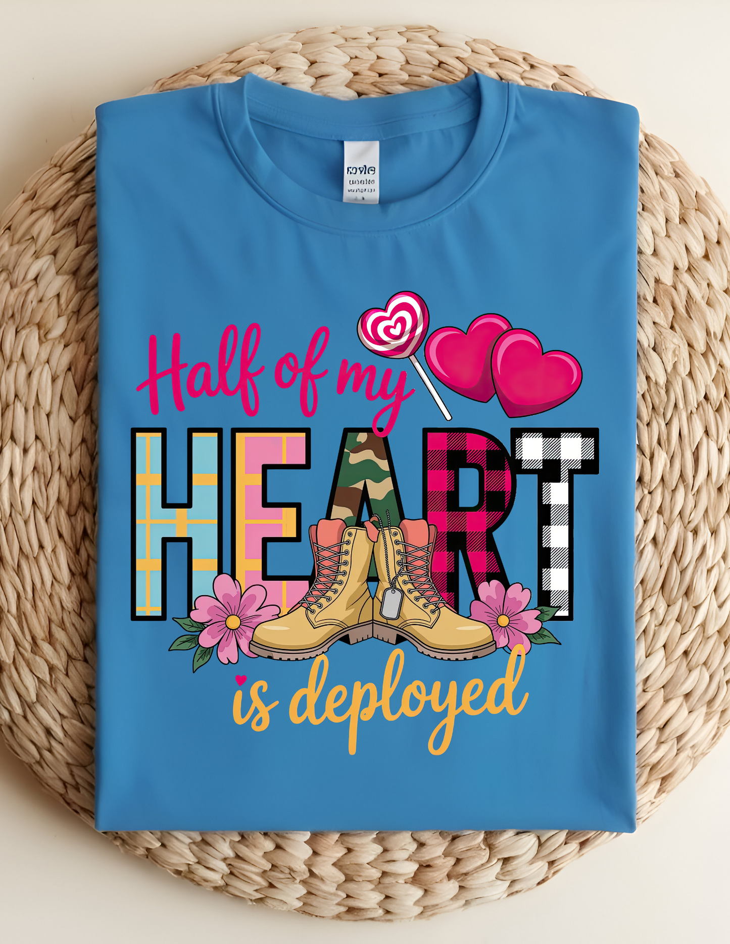 Half Of My Heart Is Deployed Tshirt