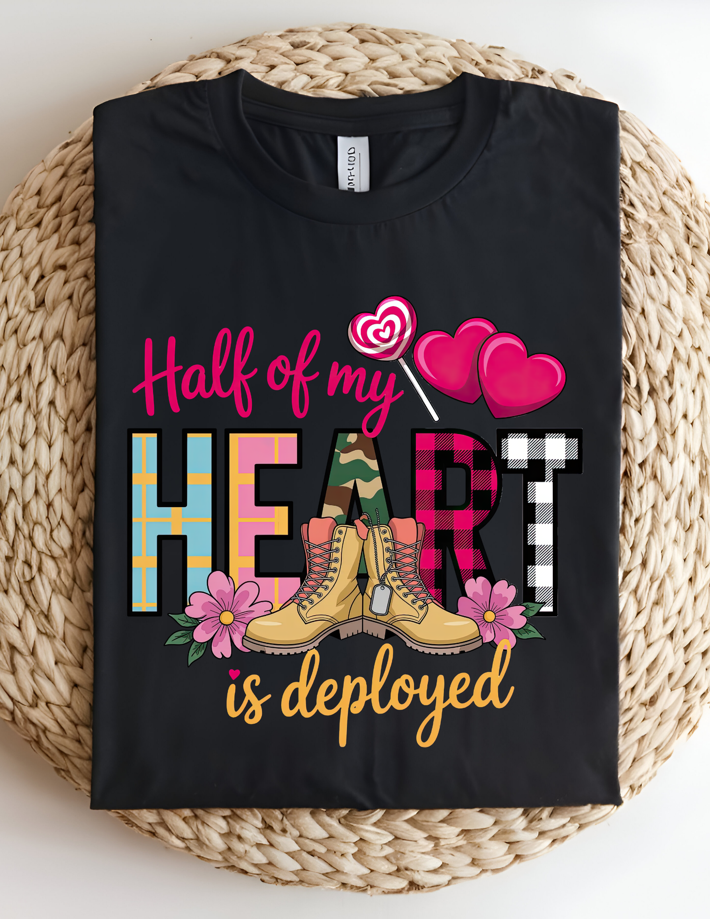 Half Of My Heart Is Deployed Tshirt