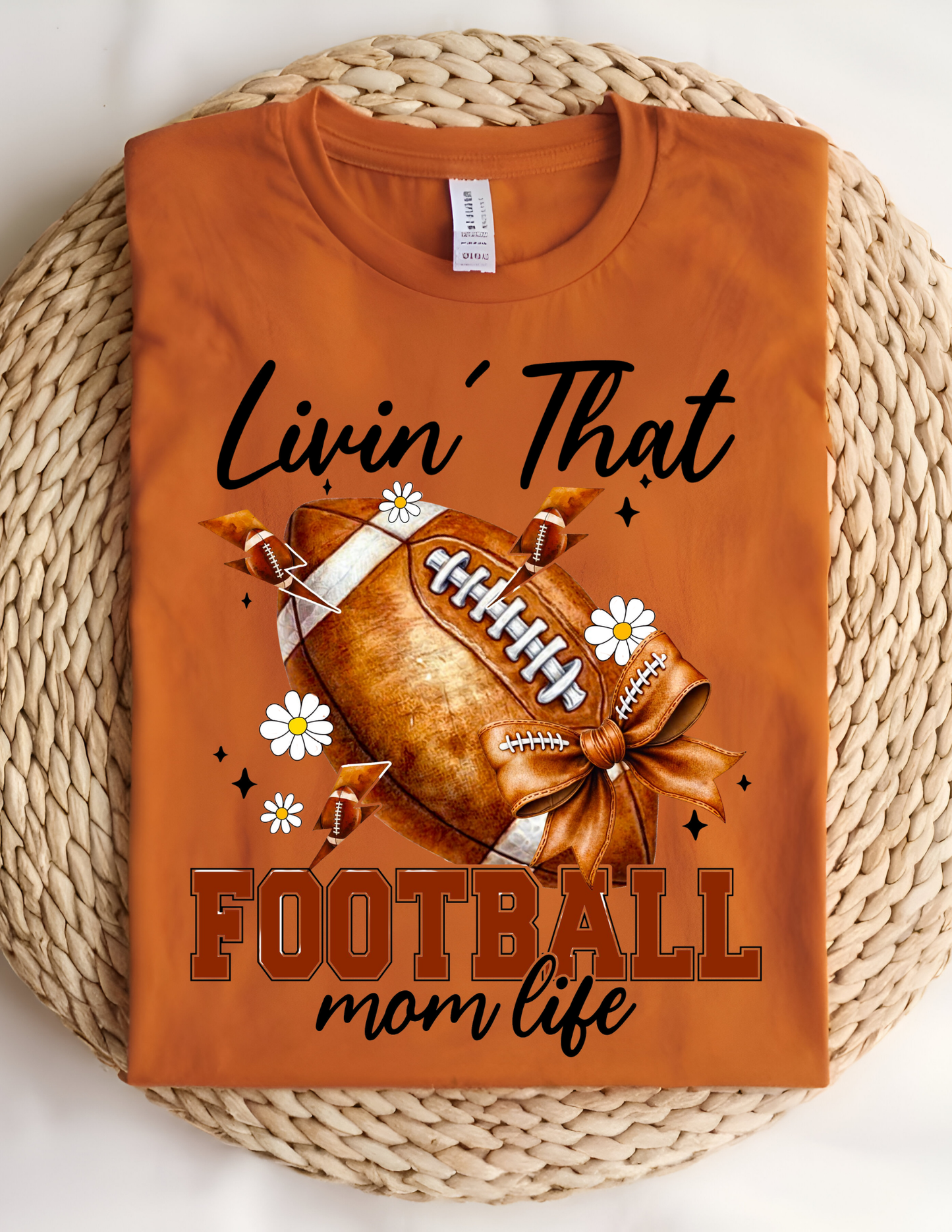 Livin’ That Football Mom Life Graphic Tee