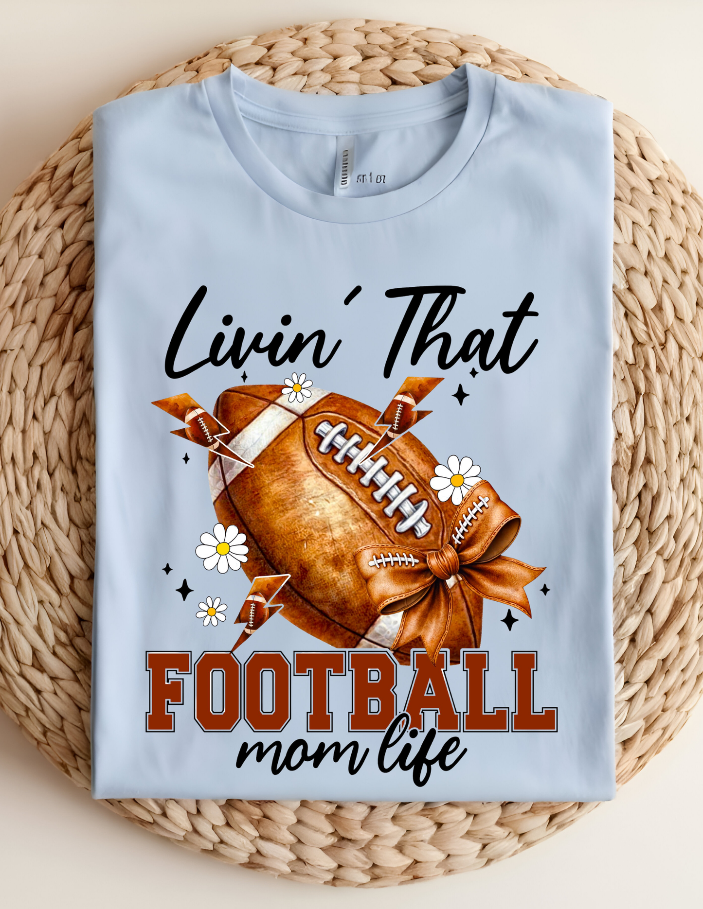 Livin’ That Football Mom Life Graphic Tee