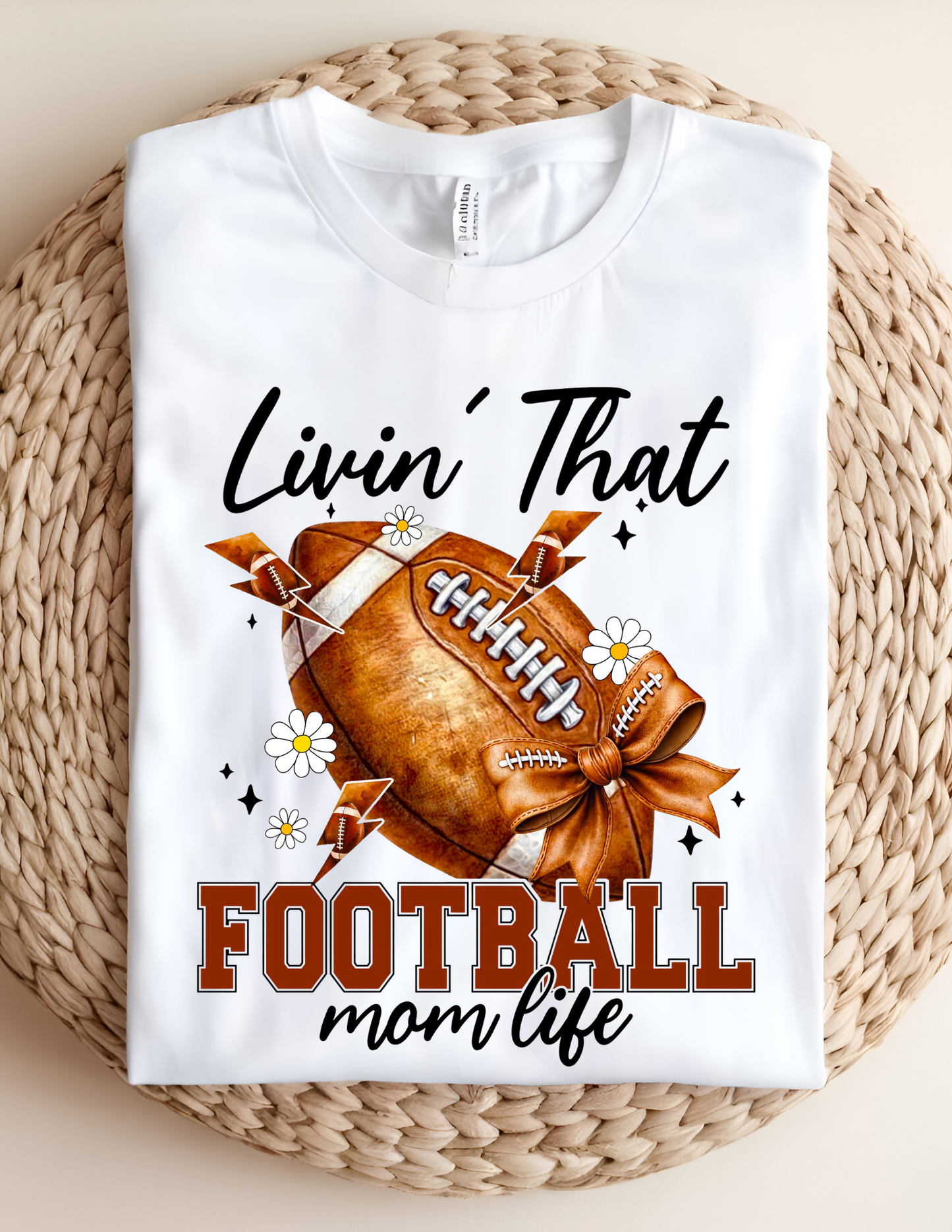 Livin’ That Football Mom Life Graphic Tee