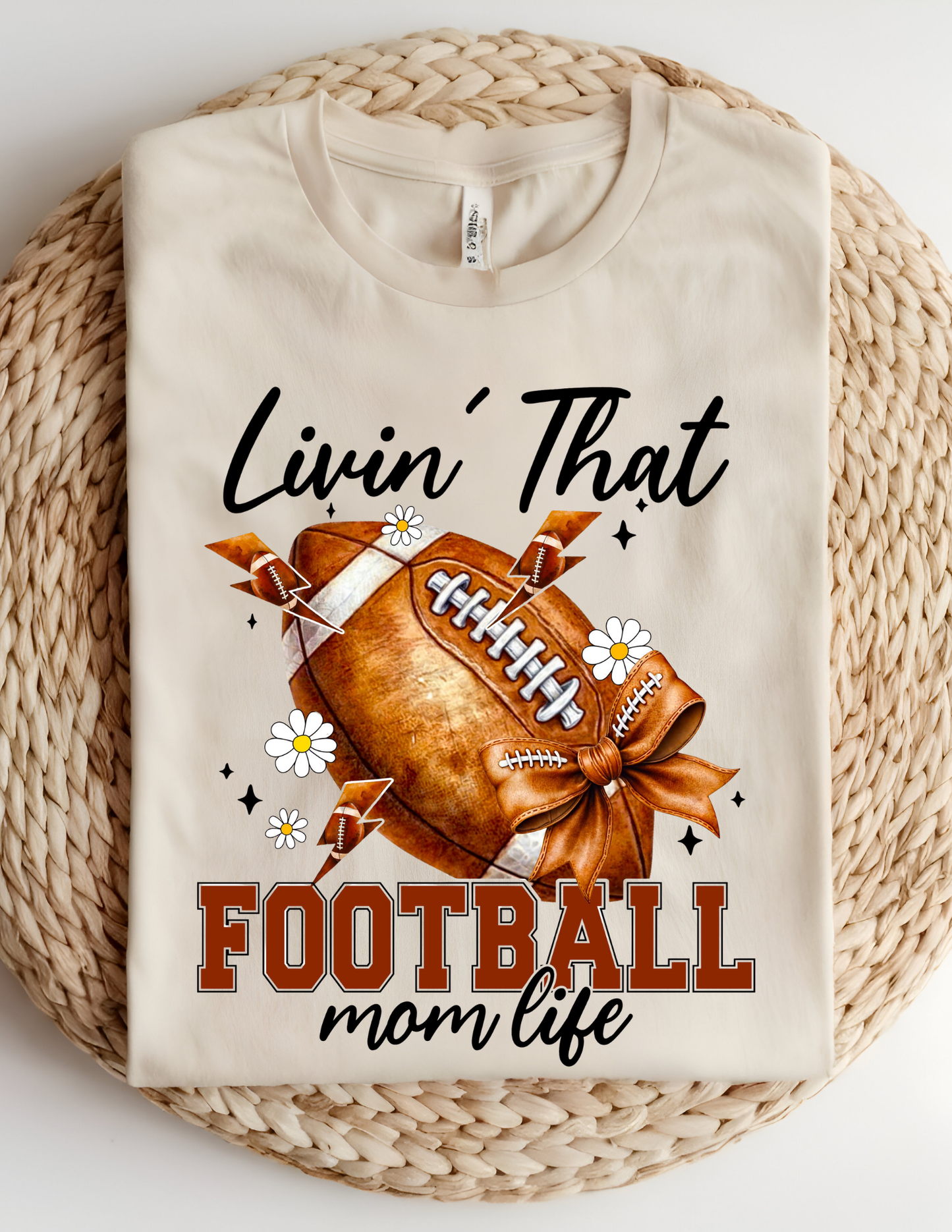 Livin’ That Football Mom Life Graphic Tee
