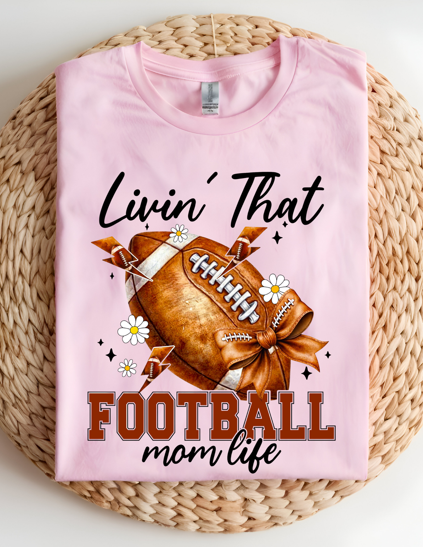 Livin’ That Football Mom Life Graphic Tee