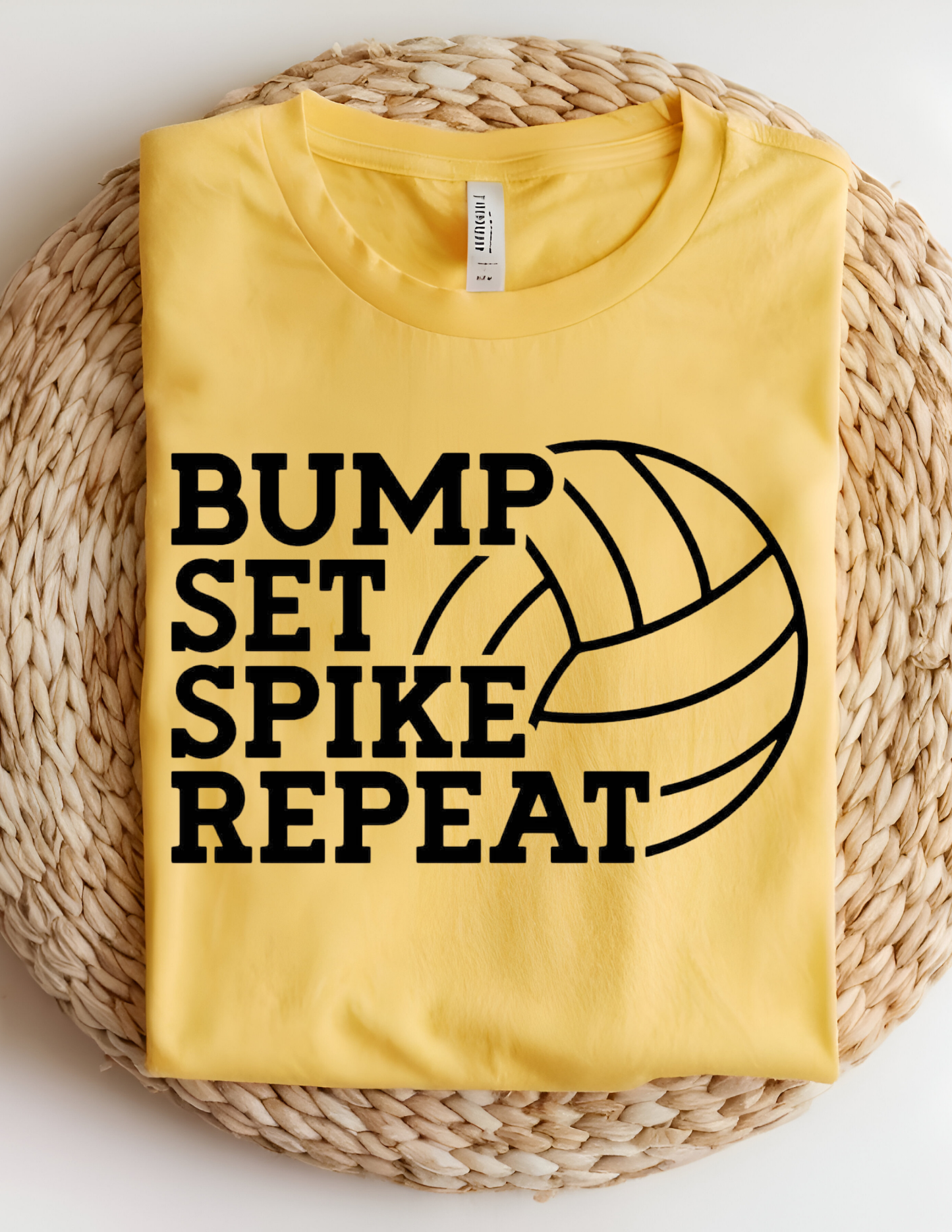 Bump Set Spike Repeat 🏐 Tshirt