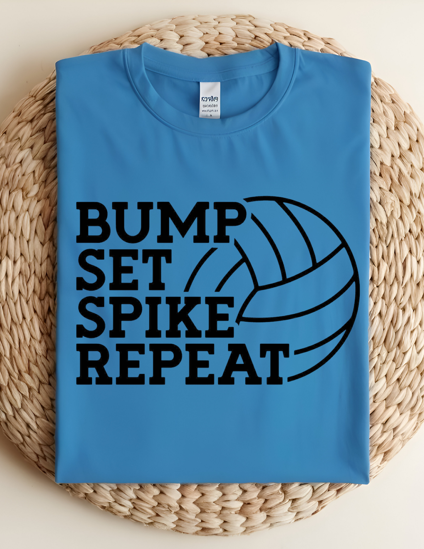 Bump Set Spike Repeat 🏐 Tshirt