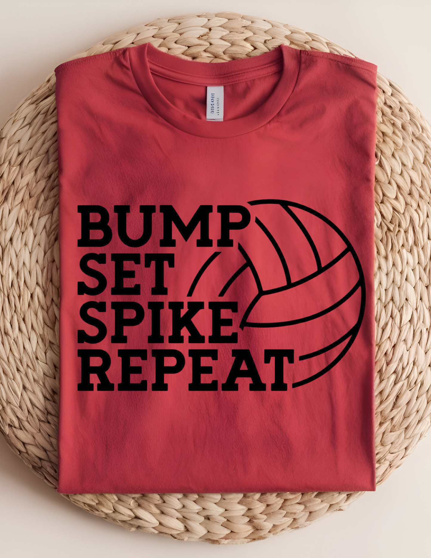 Bump Set Spike Repeat 🏐 Tshirt