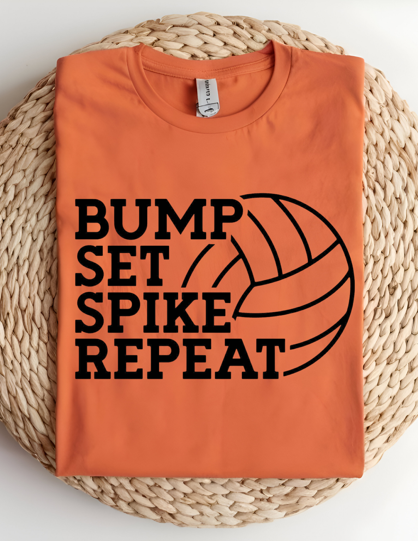 Bump Set Spike Repeat 🏐 Tshirt