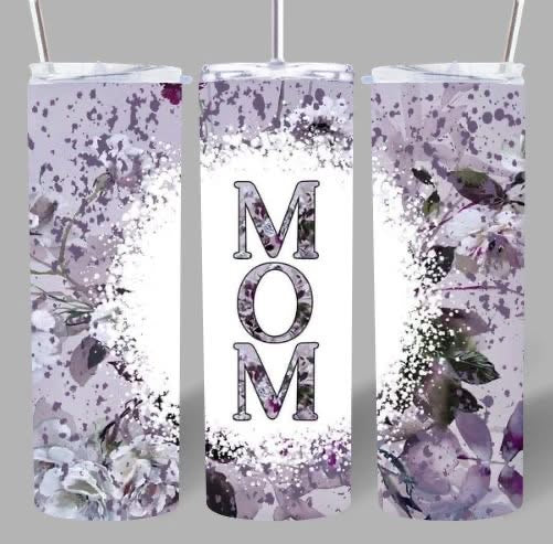 Mom Tumbler (purple)