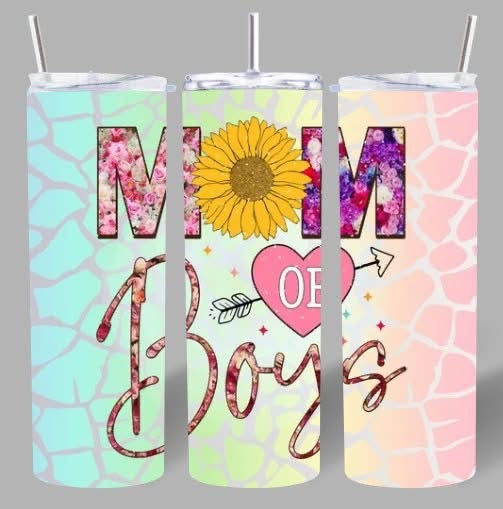 Mom Of Boys Tumbler