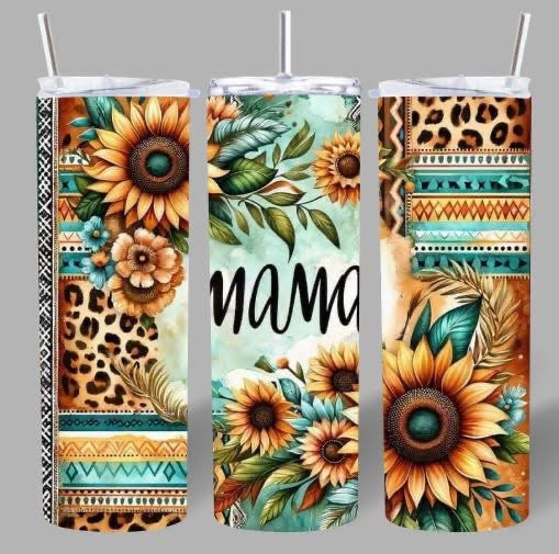 Mama (sunflowers) Tumbler