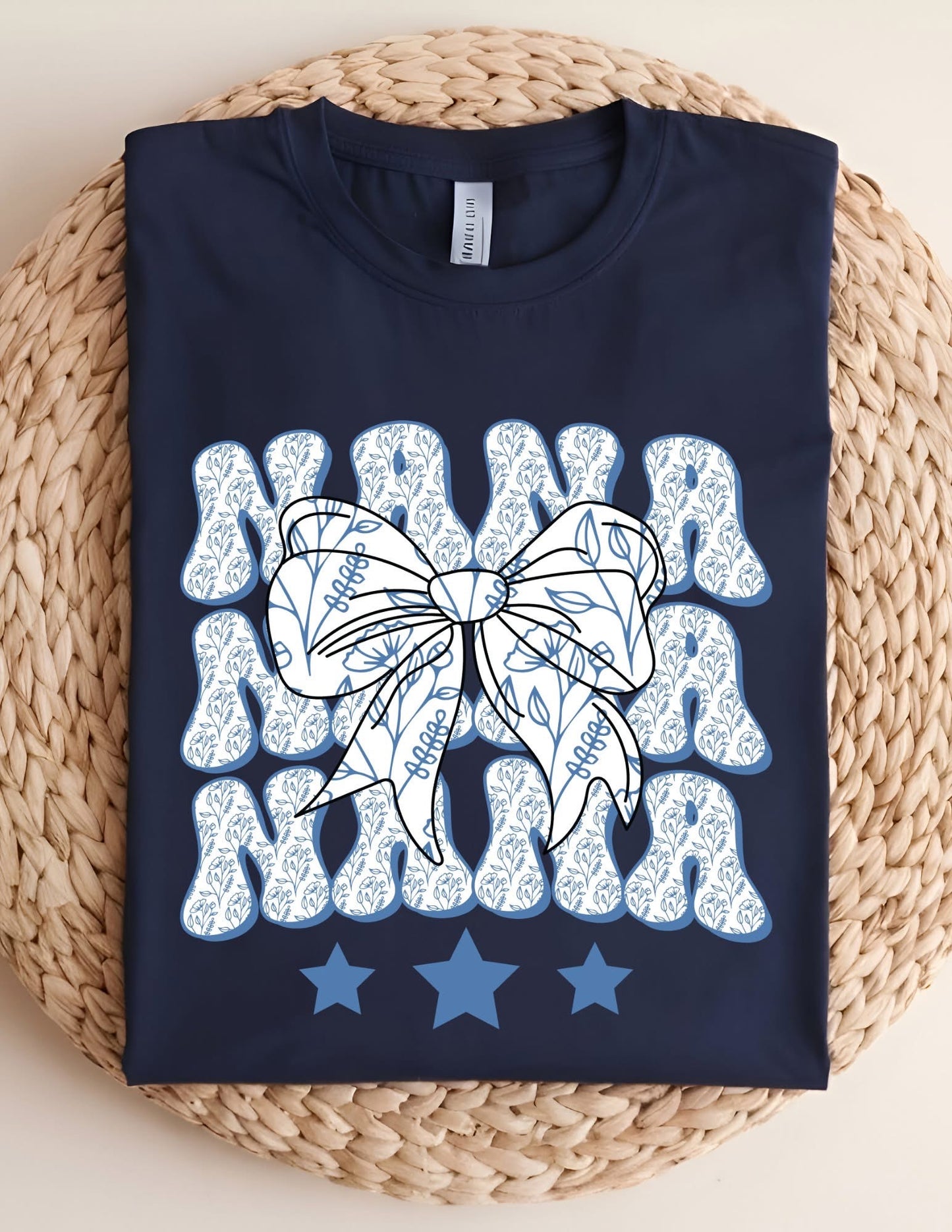 Nana Floral Bow Tshirt