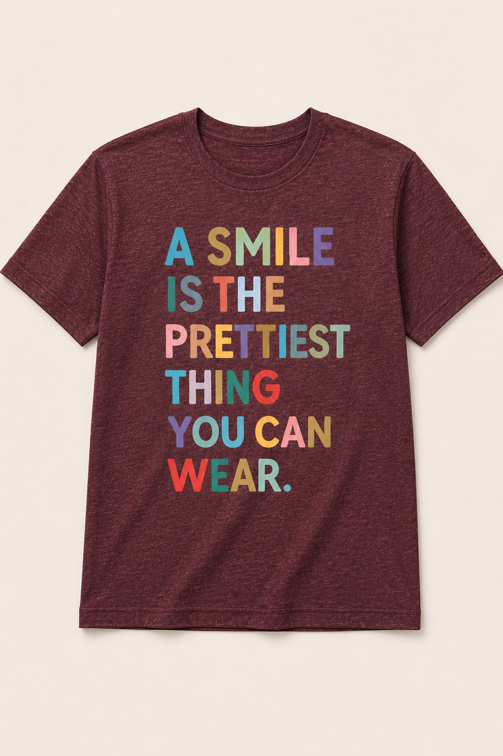 A smile is the prettiest thing you can wear Tshirt