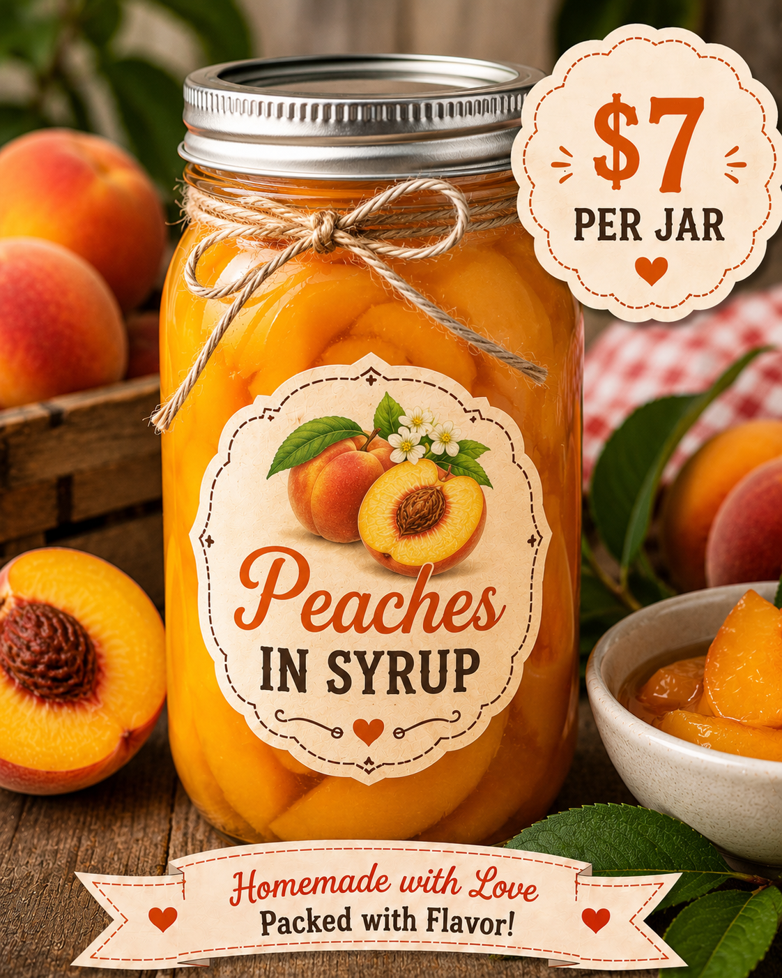 Peaches In Syrup
