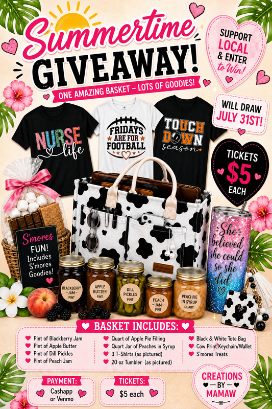 Summertime Giveaway Basket Ticket