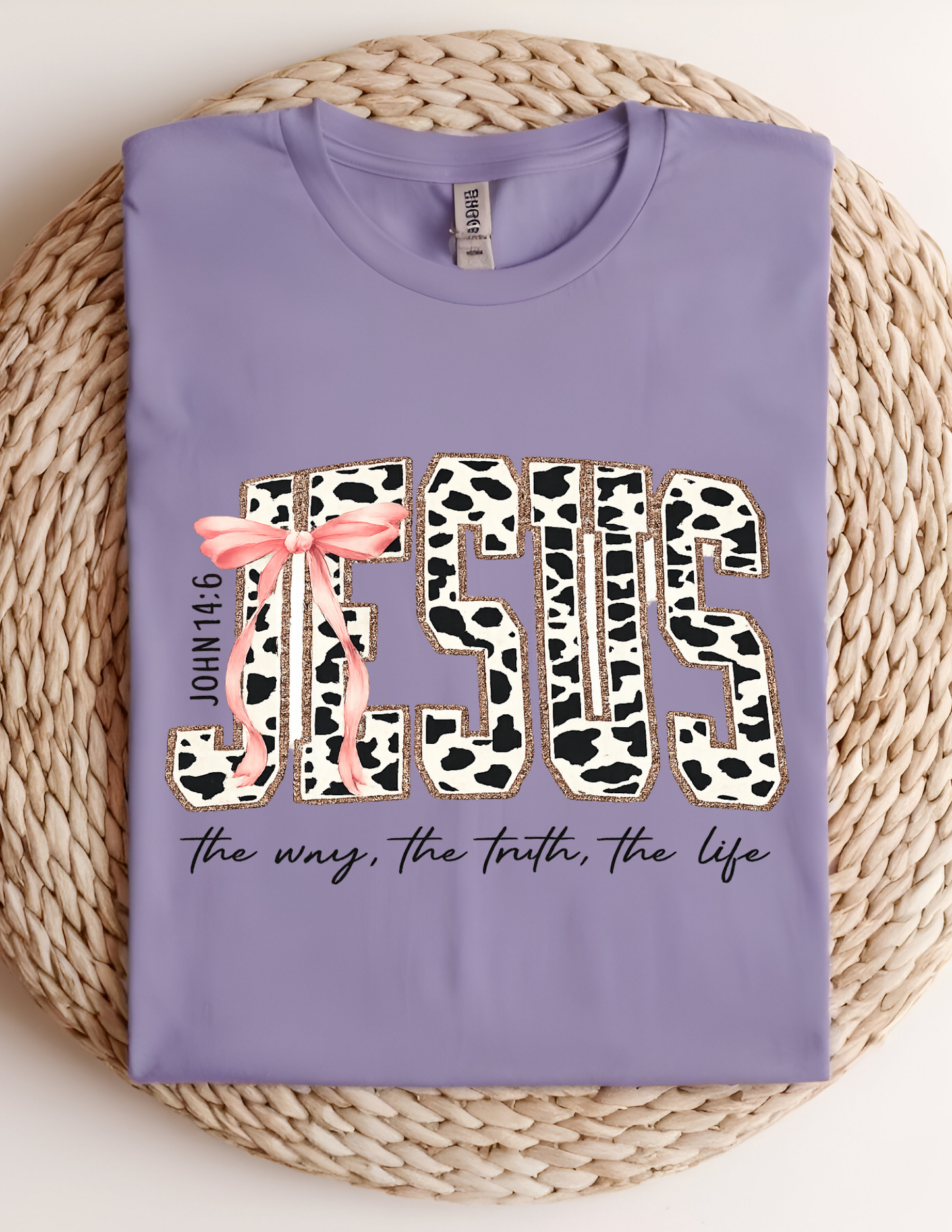 Jesus Cow Print Tee