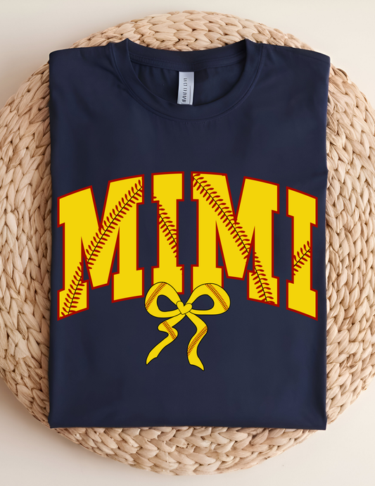 Softball Mimi Tee – Proud, Bold & Game Day Ready 🥎💛