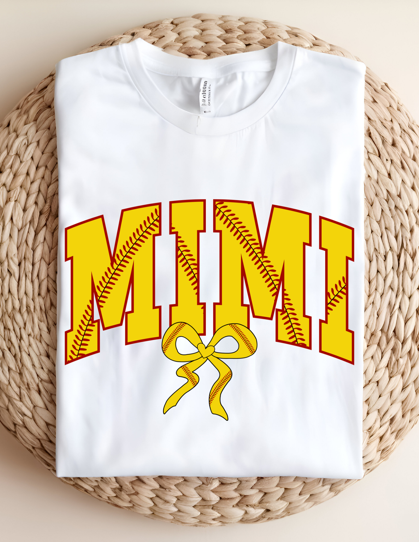 Softball Mimi Tee – Proud, Bold & Game Day Ready 🥎💛