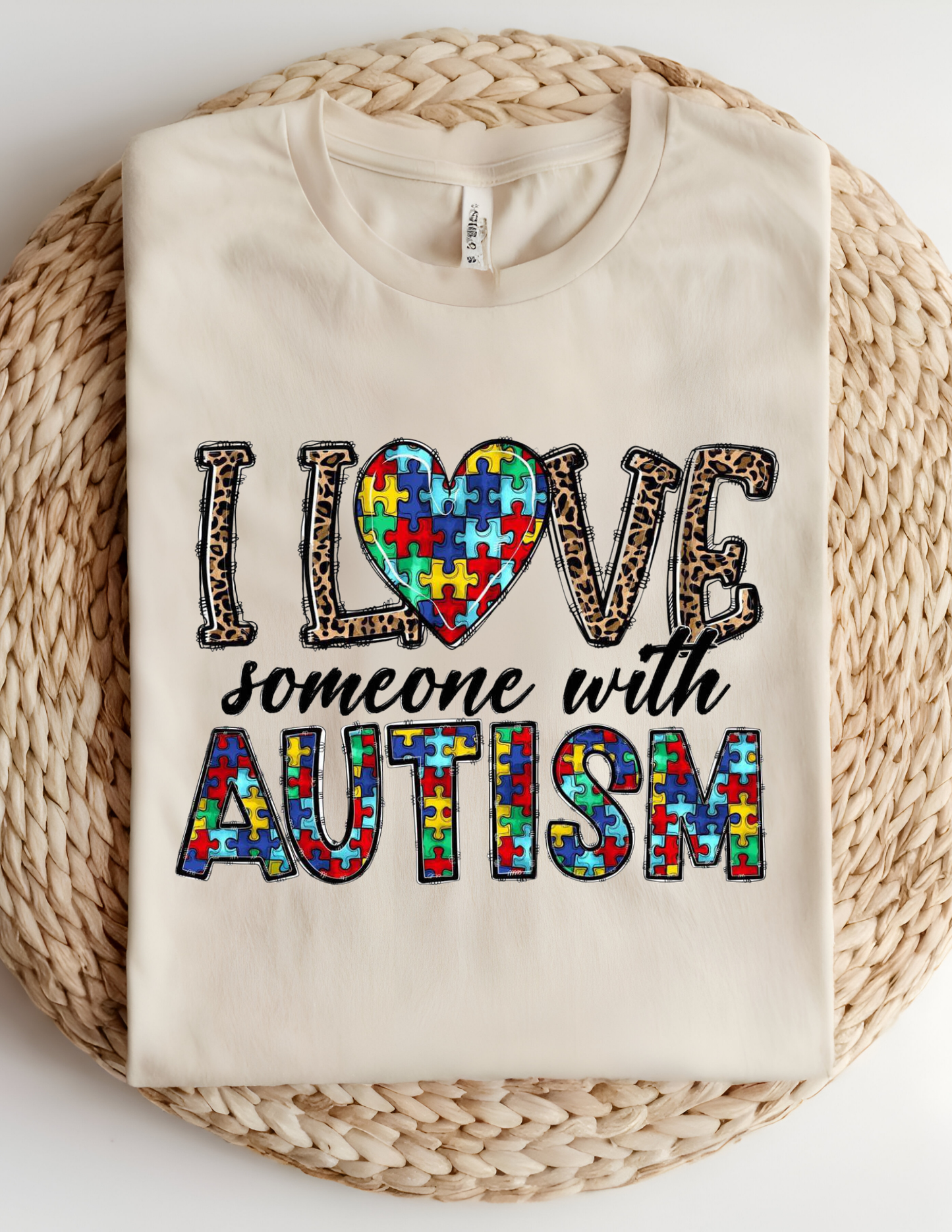 I Love Someone With Autism T-shirt