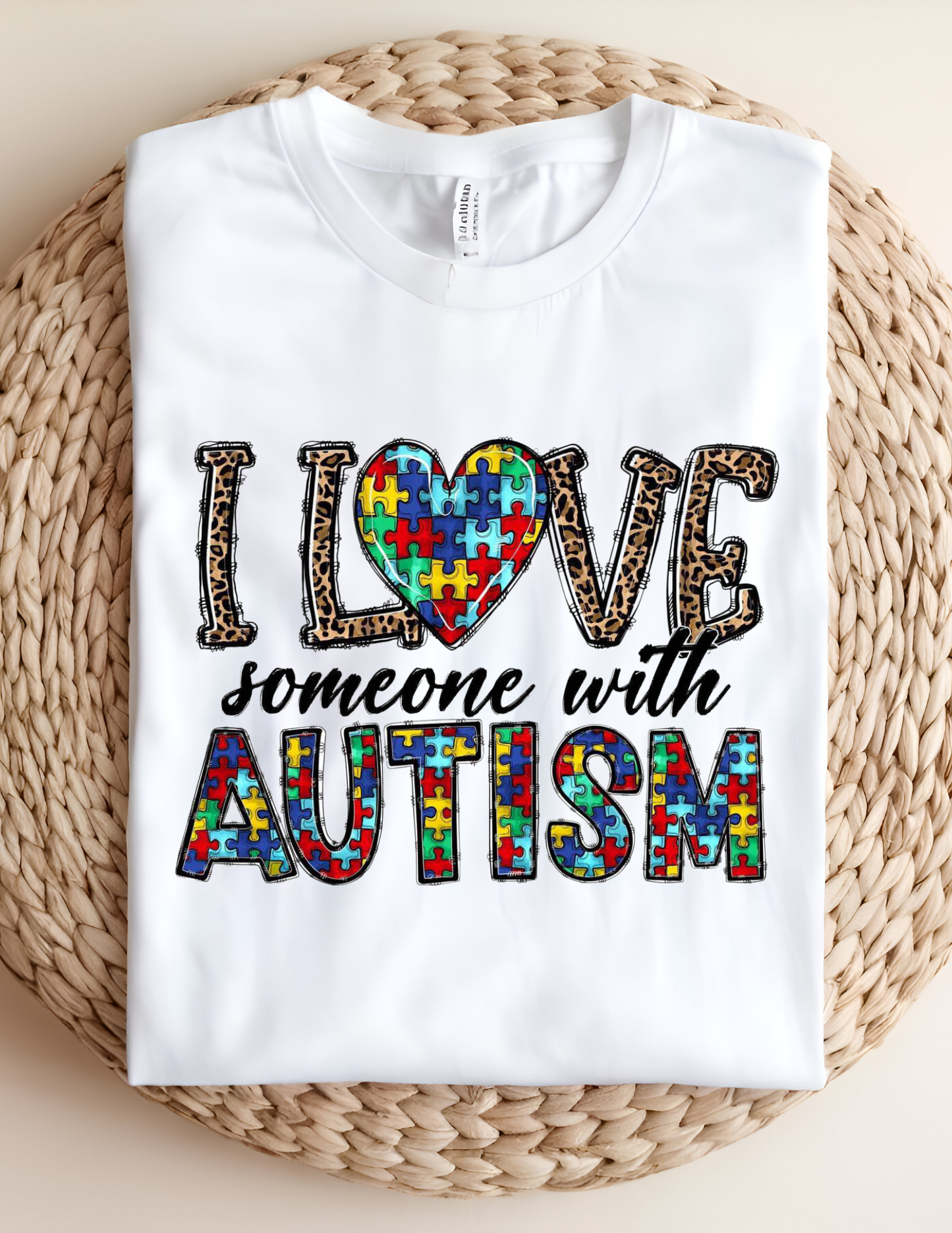 I Love Someone With Autism T-shirt